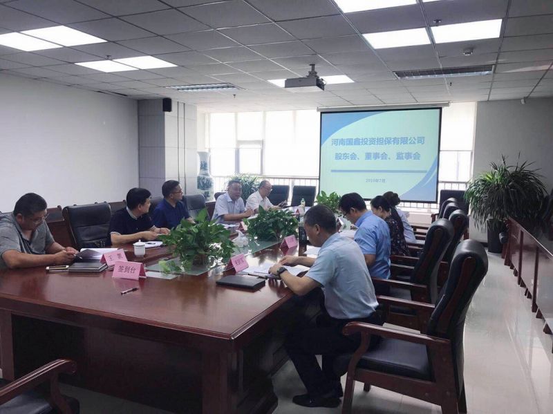 河南國(guó)鑫投資擔(dān)保有限公司召開(kāi)2019年股東會(huì)、董事會(huì)、監(jiān)事會(huì)