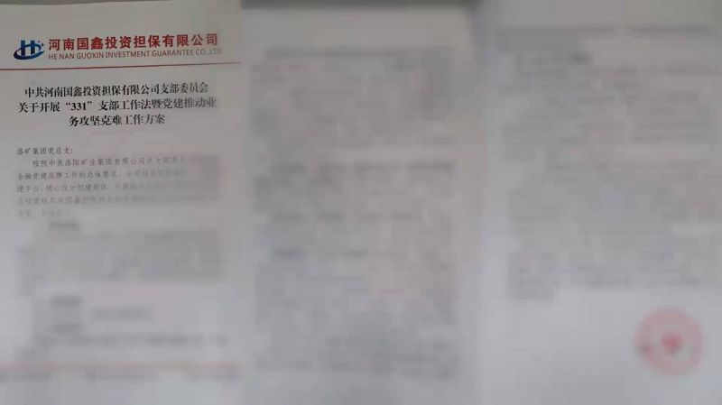 國(guó)鑫擔(dān)保創(chuàng)新開(kāi)展“三三一”支部工作法助推新業(yè)務(wù)產(chǎn)品落地