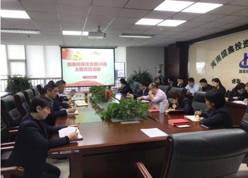 國鑫擔(dān)保黨支部組織開展10月黨建學(xué)習(xí)及警示教育活動(dòng)